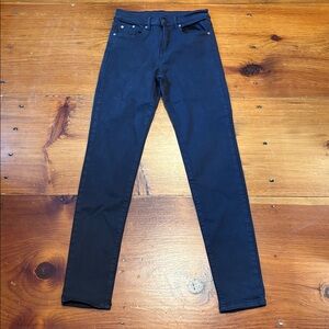 BARBOUR Women's Classic Navy Blue Essential Slim Trousers Stretchy Skinny Fit